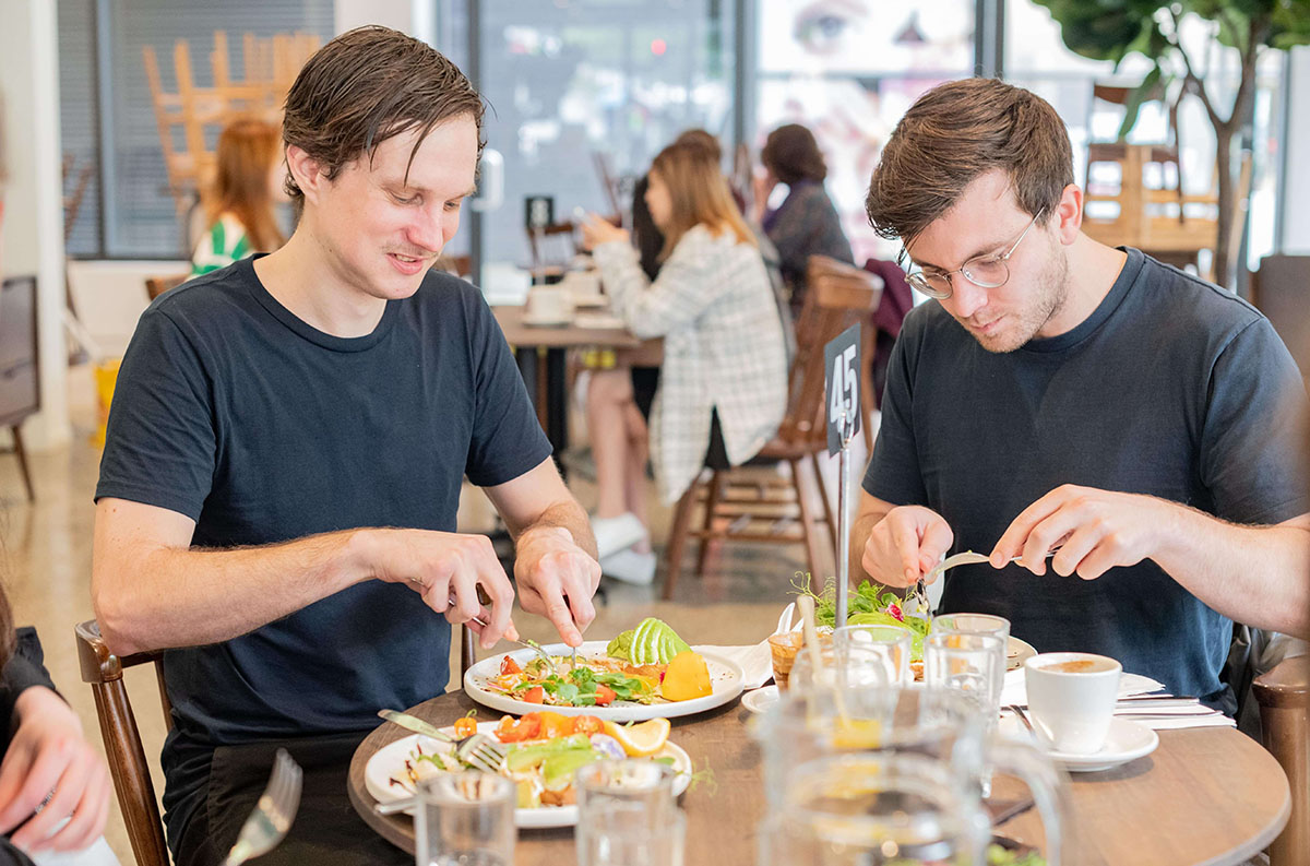 Millennials eat some avocado on toast