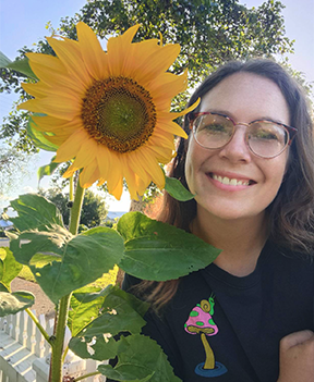 ruth osmond and sunflower